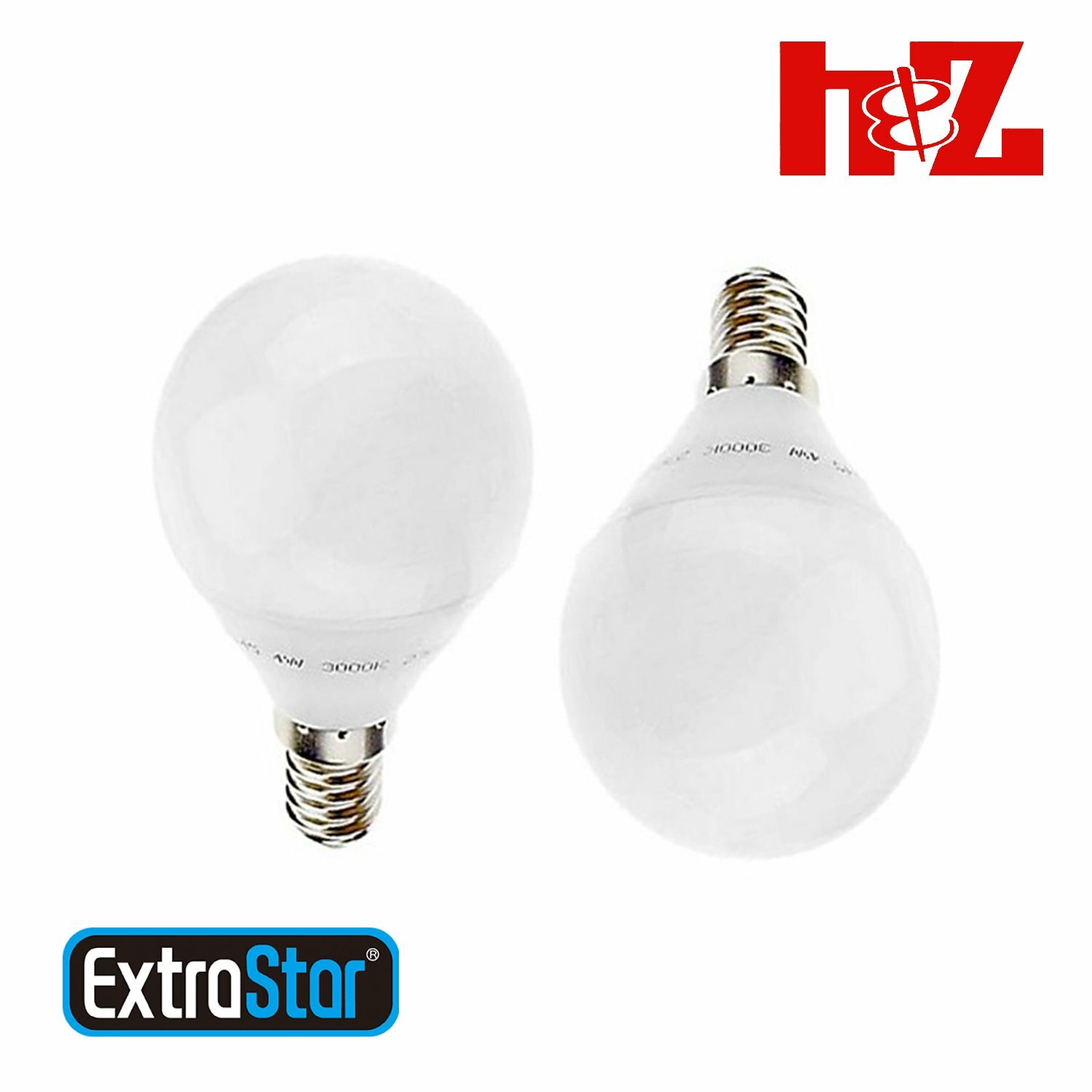 2x Lampadine a LED 4W E14 attacco piccolo Luce Fredda 6500k 320 lumen  Extrastar - H&Z Store